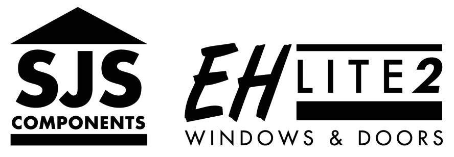 SJS Components EHLite2 logo black and white